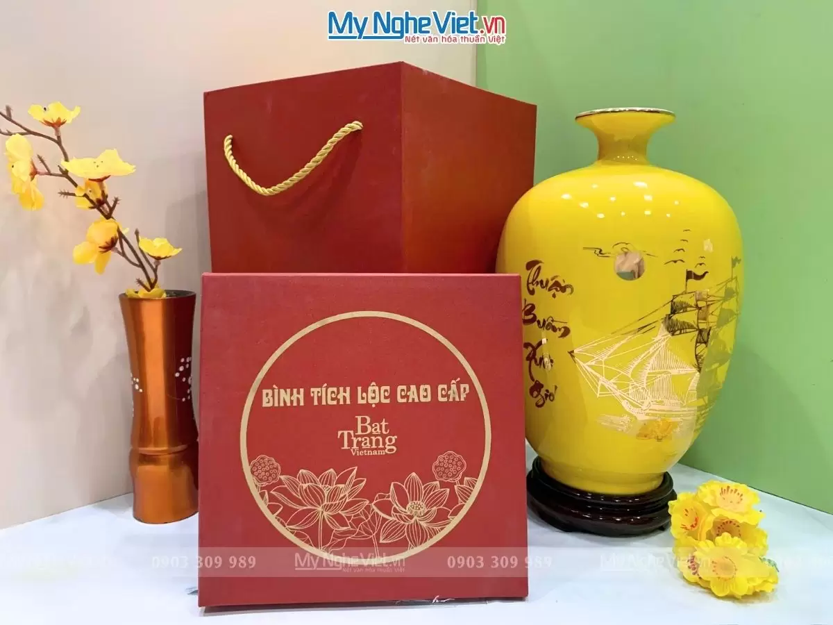 binh hút tài thuận buồm dáng cao